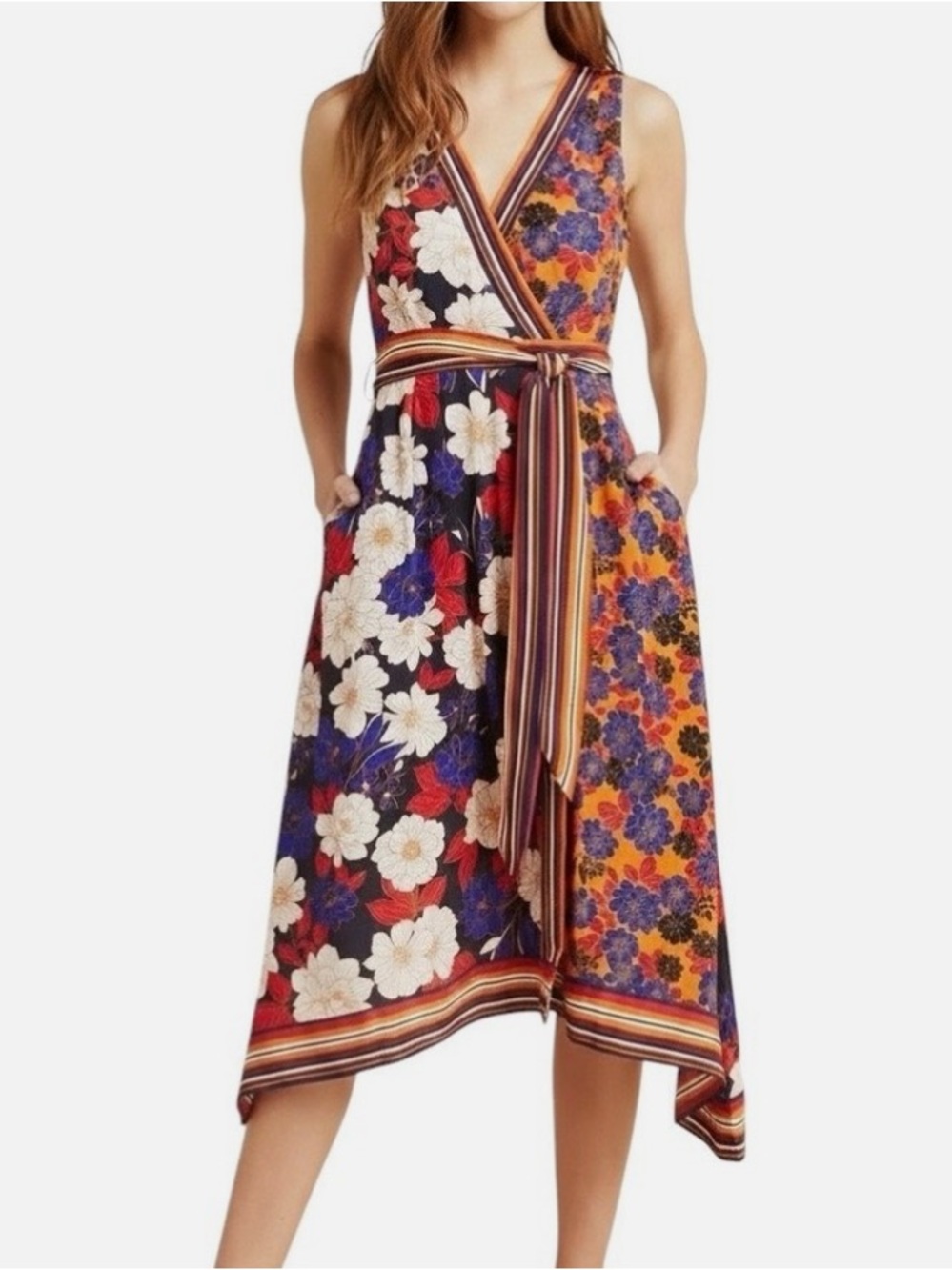Anthropologie Maeve Cassandra Floral Midi Dress - Size 4